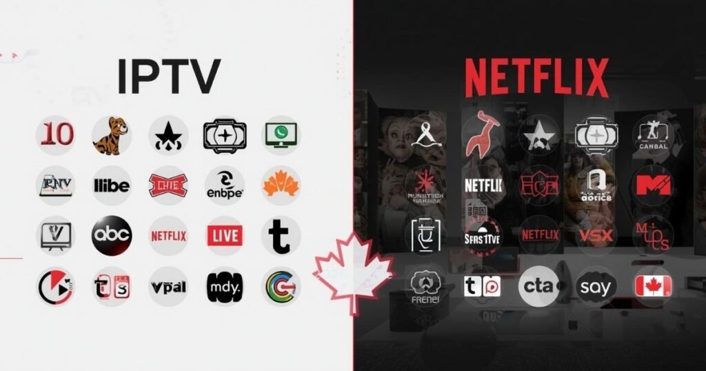 IPTV vs Netflix Canada Live TV Comparison You Need in 2026